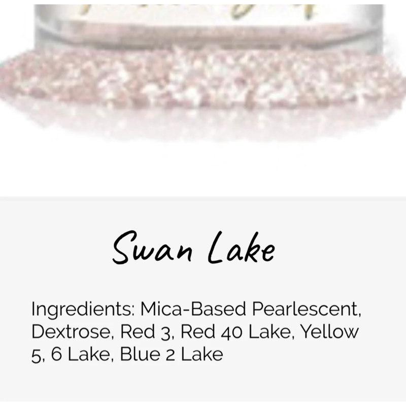 Crystal Dust™️ Garnish Glitter for food “Swan Lake”
