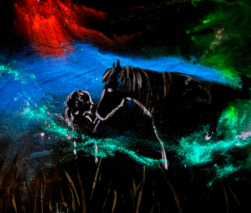 “Unbreakable Bond” Glowing Canvas (12” x 24”)