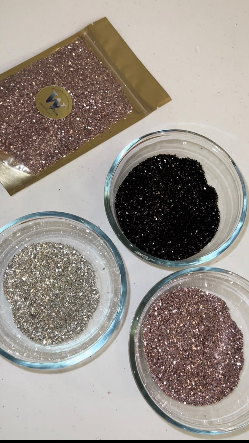 Diamond Chips (Rose Gold Micro Mirror)