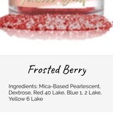 Crystal Dust™️ Garnish Glitter for food “Frosted Berry”