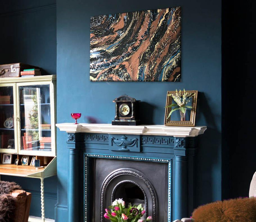 1-on-1 Zoom Acrylic Fluid Art Session w/ Victoria Wynn - WYNN modern art.